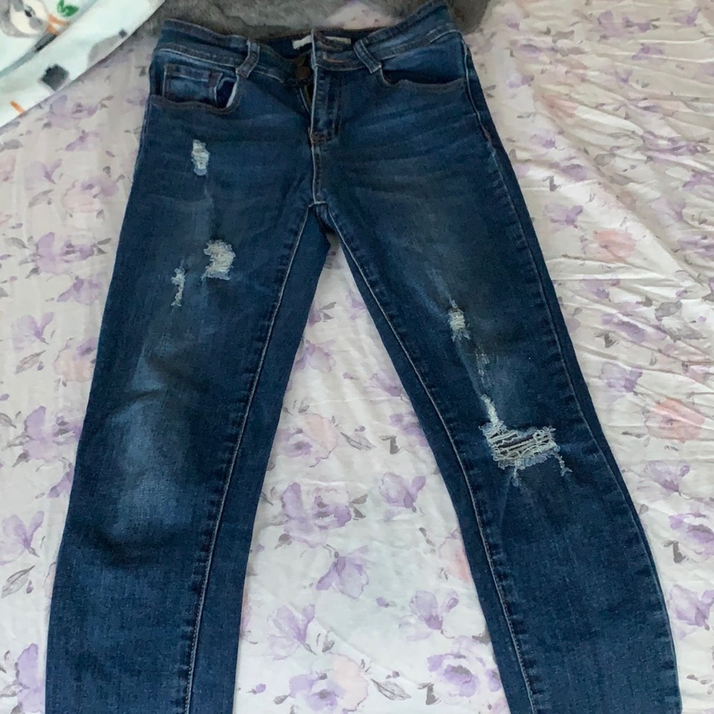 Klique B dark blue denim skinny jeans